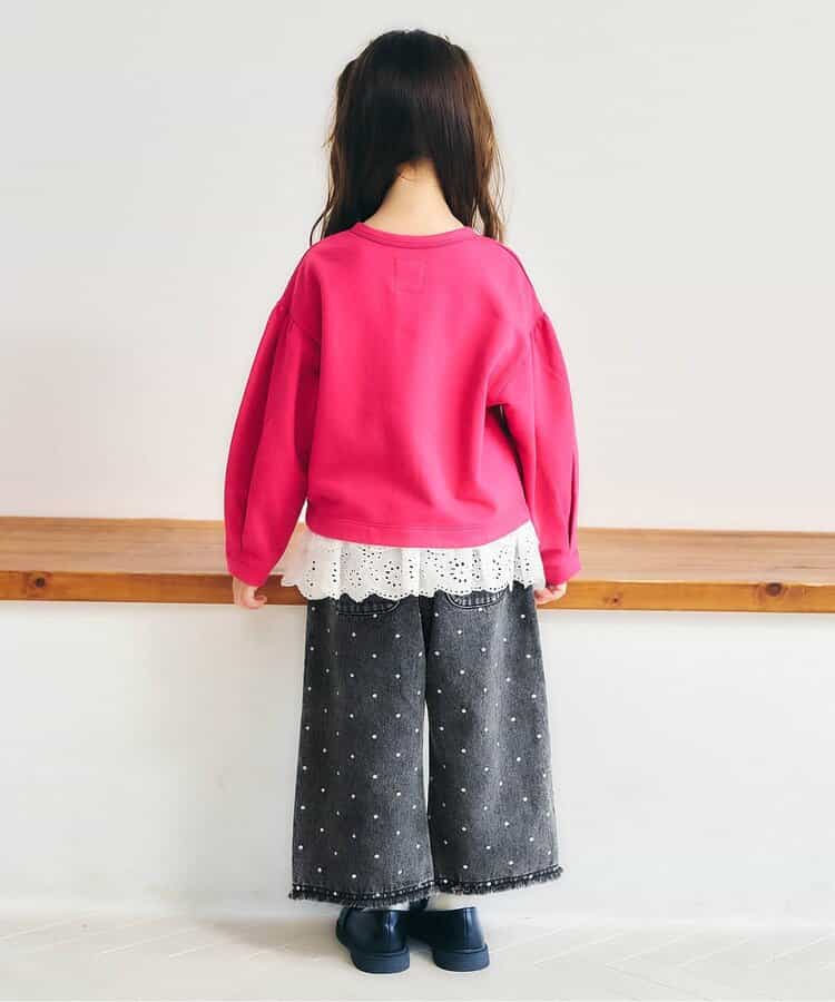 日本童裝 apres les cours 流蘇寬鬆褲 90-140cm 女童款 秋季 PANTS