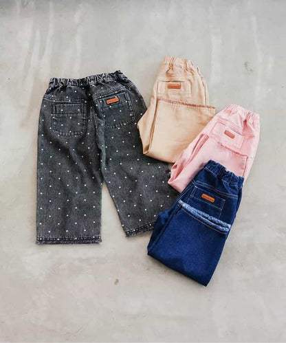 日本童裝 apres les cours 流蘇寬鬆褲 90-140cm 女童款 秋季 PANTS