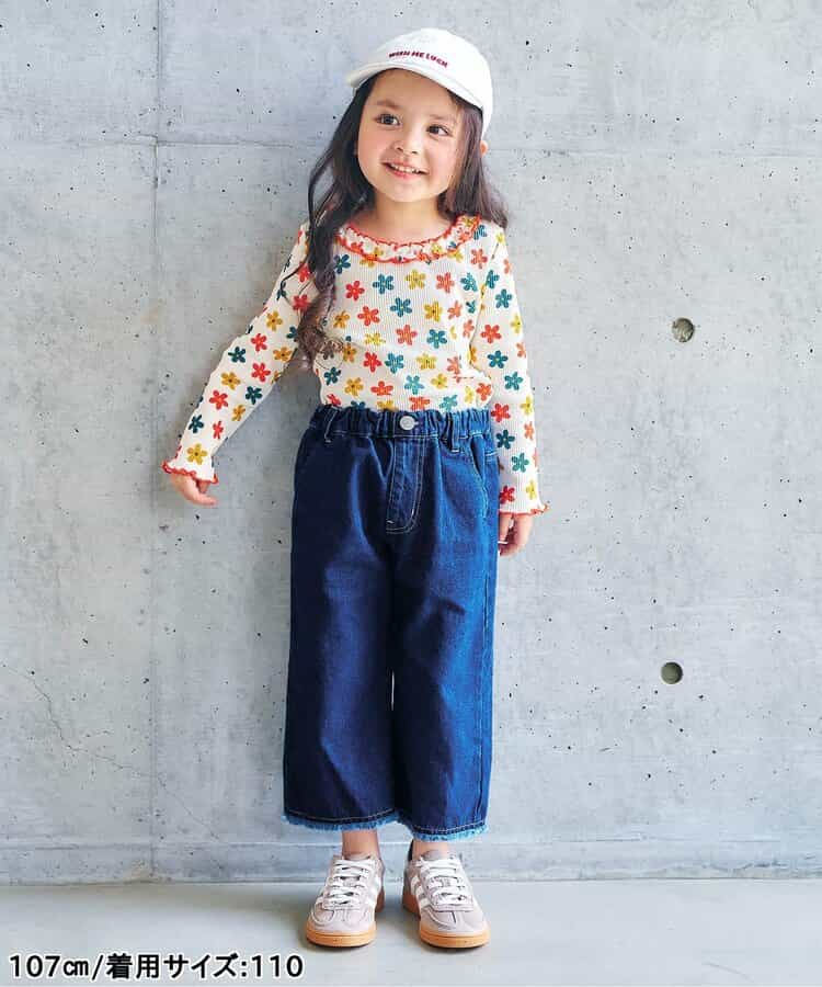 日本童裝 apres les cours 流蘇寬鬆褲 90-140cm 女童款 秋季 PANTS