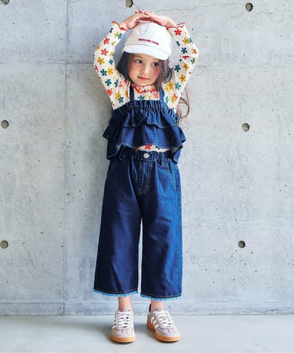 日本童裝 apres les cours 流蘇寬鬆褲 90-140cm 女童款 秋季 PANTS