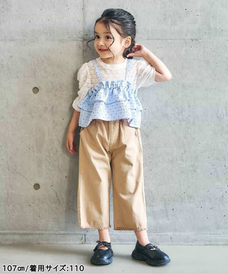 日本童裝 apres les cours 流蘇寬鬆褲 90-140cm 女童款 秋季 PANTS