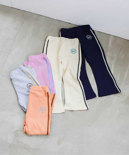 日本童裝 apres les cours 波浪紋喇叭褲 80-140cm 女童款 秋季 PANTS