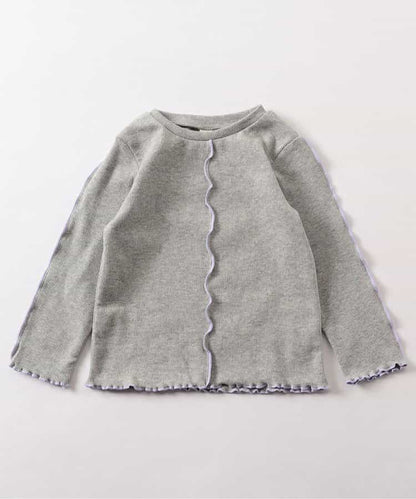 日本童裝 apres les cours 羅紋背心及上衣兩件套裝 90-140cm 女童款 秋季 TOPS