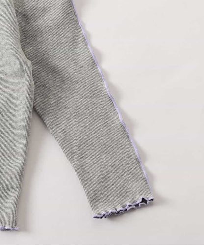 日本童裝 apres les cours 羅紋背心及上衣兩件套裝 90-140cm 女童款 秋季 TOPS