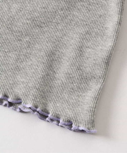 日本童裝 apres les cours 羅紋背心及上衣兩件套裝 90-140cm 女童款 秋季 TOPS