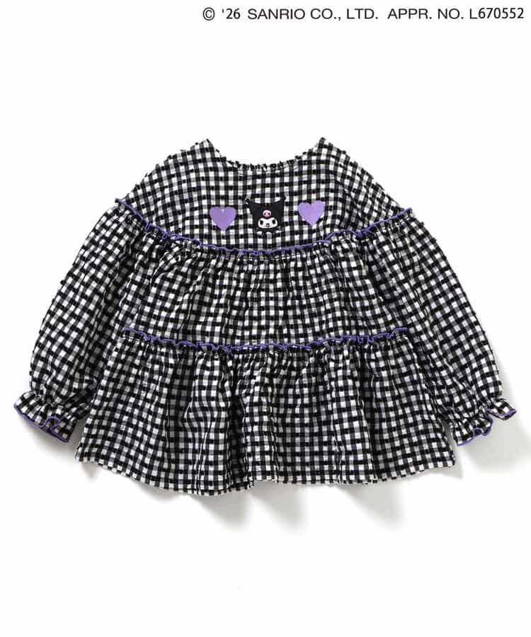 日本童裝 apres les cours x Sanrio 刺繡圖案上衣 80-140cm 女童款 秋季 TOPS
