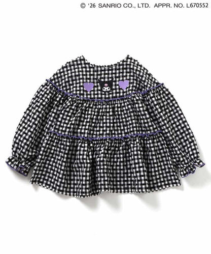 日本童裝 apres les cours x Sanrio 刺繡圖案上衣 80-140cm 女童款 秋季 TOPS
