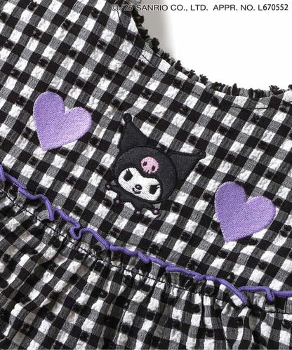 日本童裝 apres les cours x Sanrio 刺繡圖案上衣 80-140cm 女童款 秋季 TOPS