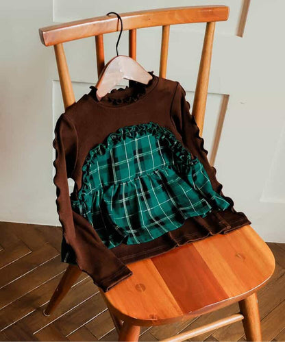 日本童裝 apres les cours 假兩件抹胸式上衣 80-140cm 女童款 秋季 TOPS