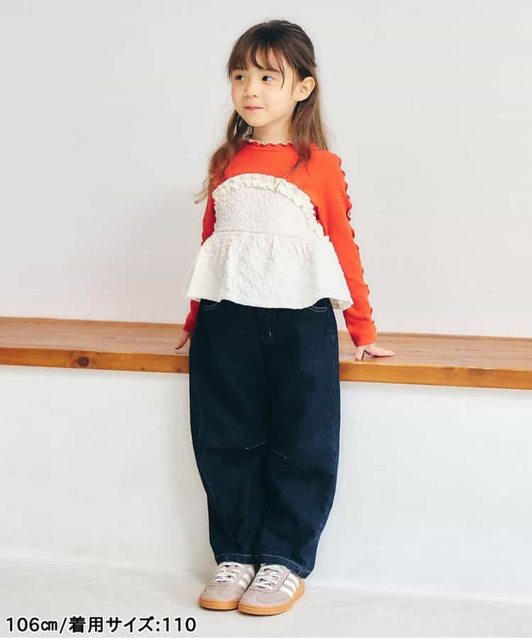 日本童裝 apres les cours 假兩件抹胸式上衣 80-140cm 女童款 秋季 TOPS