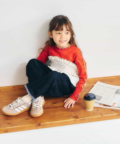 日本童裝 apres les cours 假兩件抹胸式上衣 80-140cm 女童款 秋季 TOPS