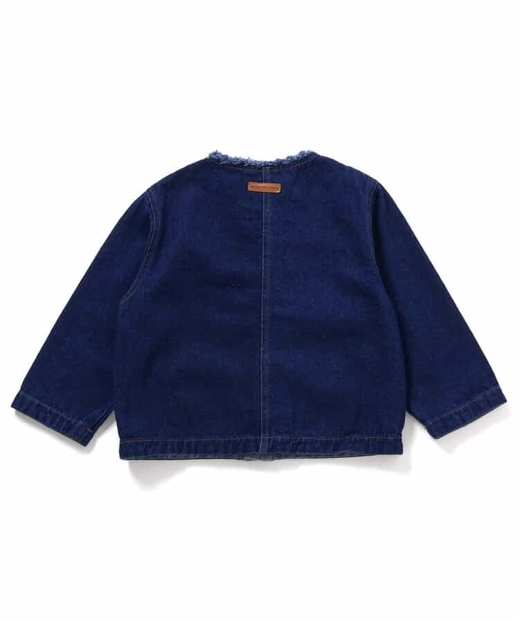 日本童裝 apres les cours 心形口袋牛仔外套 90-140cm 女童款 秋季 OUTERWEAR