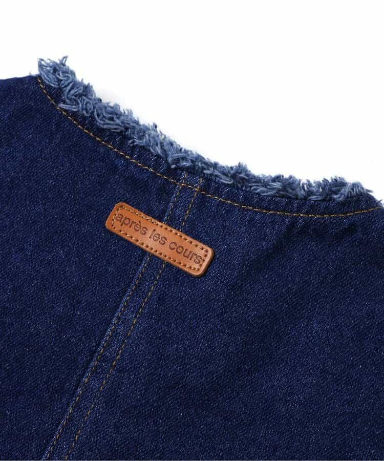 日本童裝 apres les cours 心形口袋牛仔外套 90-140cm 女童款 秋季 OUTERWEAR