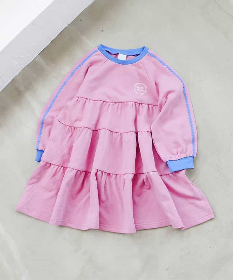 日本童裝 apres les cours 波浪層疊連身裙 80-140cm 女童款 秋季 DRESSES