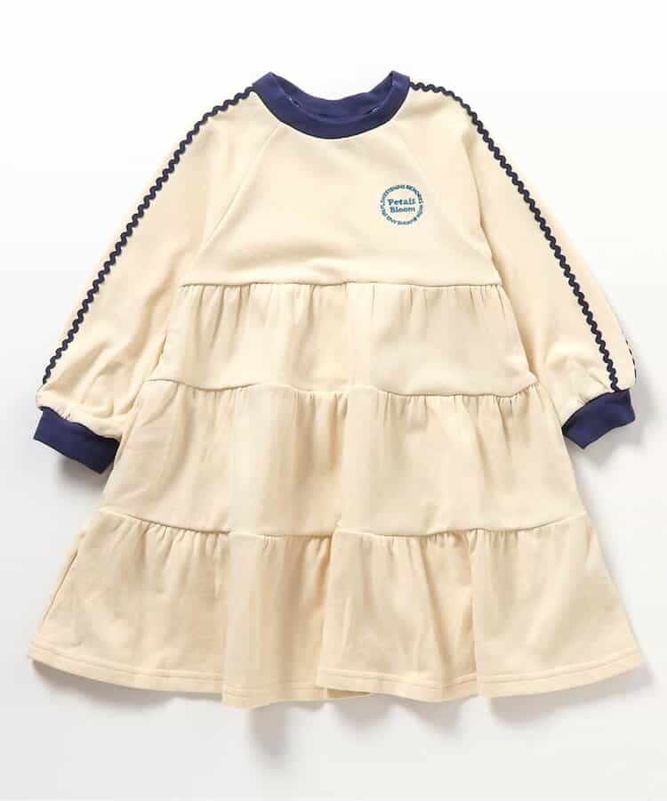 日本童裝 apres les cours 波浪層疊連身裙 80-140cm 女童款 秋季 DRESSES