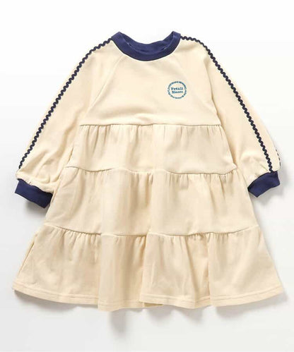 日本童裝 apres les cours 波浪層疊連身裙 80-140cm 女童款 秋季 DRESSES
