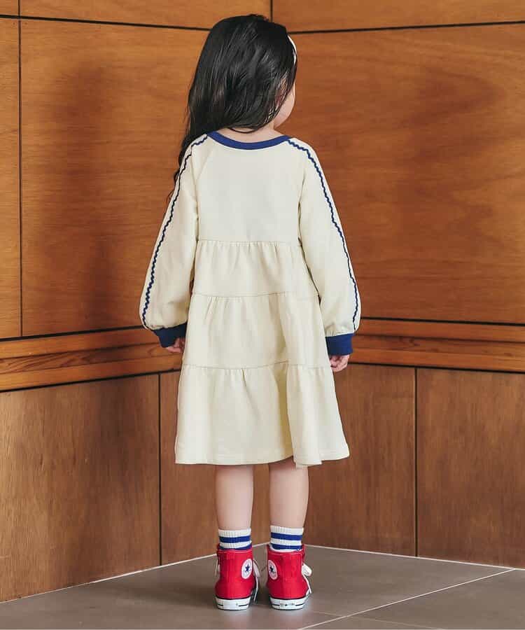 日本童裝 apres les cours 波浪層疊連身裙 80-140cm 女童款 秋季 DRESSES