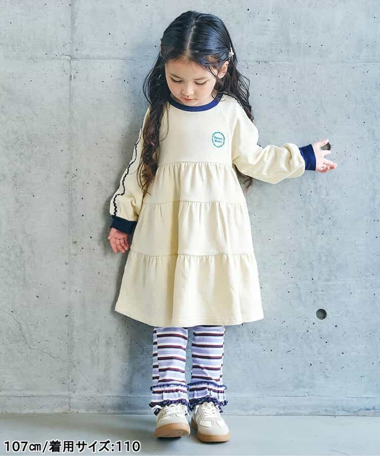 日本童裝 apres les cours 波浪層疊連身裙 80-140cm 女童款 秋季 DRESSES
