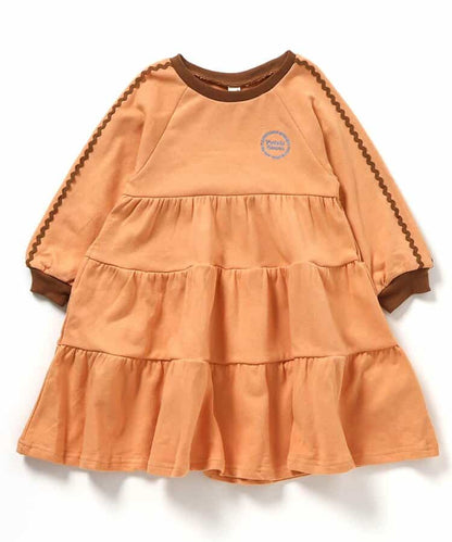 日本童裝 apres les cours 波浪層疊連身裙 80-140cm 女童款 秋季 DRESSES