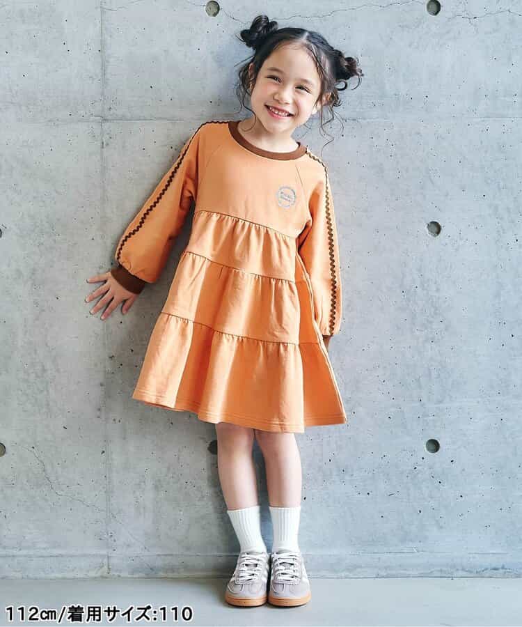 日本童裝 apres les cours 波浪層疊連身裙 80-140cm 女童款 秋季 DRESSES