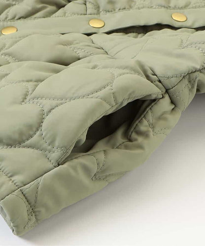 日本童裝 apres les cours 心型絎縫荷葉邊夾棉背心外套 80-140cm 女童款 秋季 OUTERWEAR