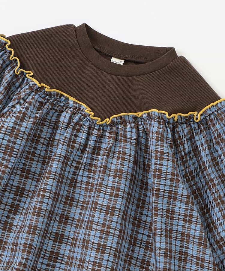 日本童裝 apres les cours 羅紋心型刺繡上衣 90-140cm 女童款 秋季 TOPS