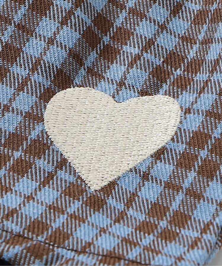 日本童裝 apres les cours 羅紋心型刺繡上衣 90-140cm 女童款 秋季 TOPS