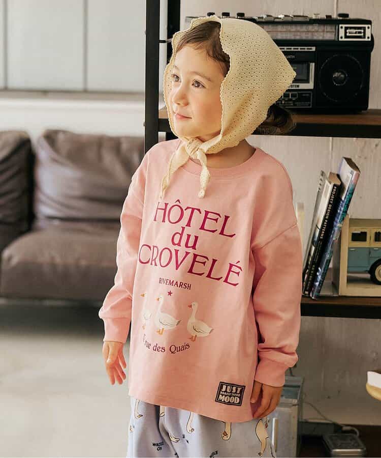日本童裝 apres les cours 印花圖案上衣 80-130cm 男童款/女童款 秋季 TOPS