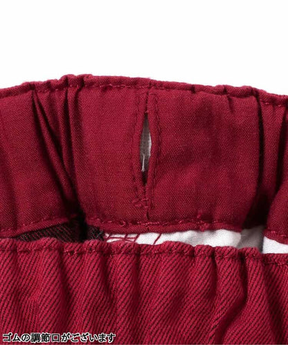 日本童裝 apres les cours 心型口袋長褲 80-140cm 女童款 秋季 PANTS 聖誕紅/新年紅