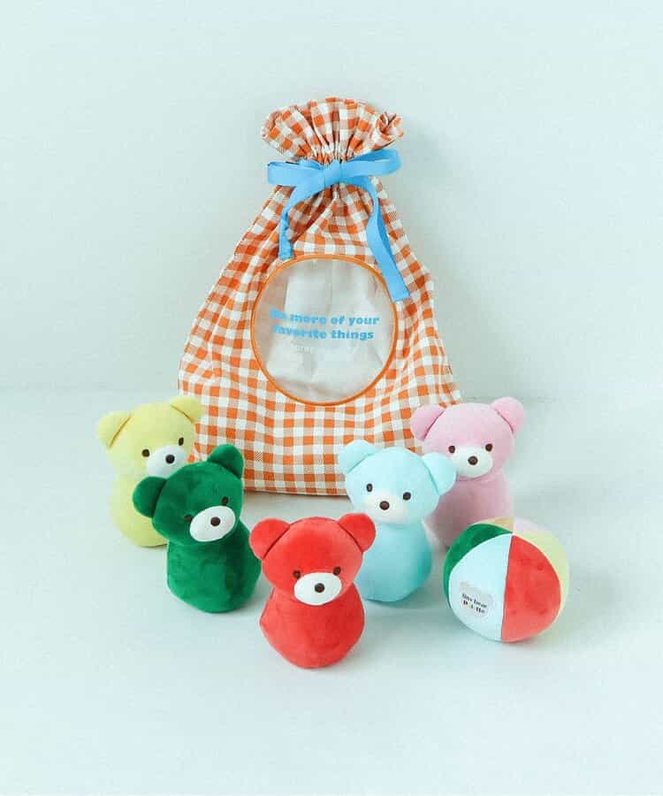 日本直送 apres les cours x tiny bear Palette 保齡球套裝 日常用品 初生嬰兒
