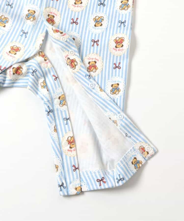 日本童裝 apres les cours x tiny bear Palette 翻領連身衣 60-80cm 男童款/女童款 初生嬰兒 秋季 Jumpsuit