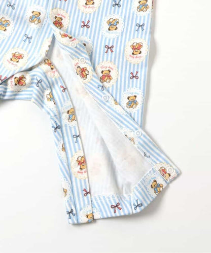 日本童裝 apres les cours x tiny bear Palette 翻領連身衣 60-80cm 男童款/女童款 初生嬰兒 秋季 Jumpsuit