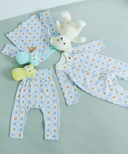 日本童裝 apres les cours x tiny bear Palette 翻領連身衣 60-80cm 男童款/女童款 初生嬰兒 秋季 Jumpsuit