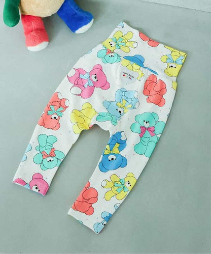 日本童裝 apres les cours x tiny bear Palette 印花長褲 70-90cm 男童款/女童款 初生嬰兒 秋季 PANTS 聖誕紅/新年紅