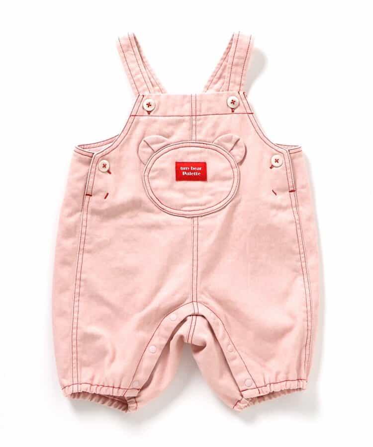 日本童裝 apres les cours x tiny bear Palette 背帶褲 70-80cm 男童款/女童款 初生嬰兒 秋季 Jumpsuit