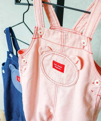 日本童裝 apres les cours x tiny bear Palette 背帶褲 70-80cm 男童款/女童款 初生嬰兒 秋季 Jumpsuit