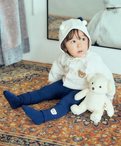 日本童裝 apres les cours x tiny bear Palette 提花外套 70-90cm 男童款/女童款 初生嬰兒 秋季 OUTERWEAR 聖誕紅/新年紅