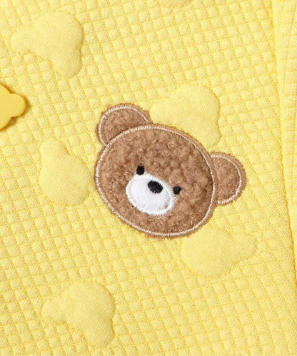 日本童裝 apres les cours x tiny bear Palette 提花外套 70-90cm 男童款/女童款 初生嬰兒 秋季 OUTERWEAR 聖誕紅/新年紅