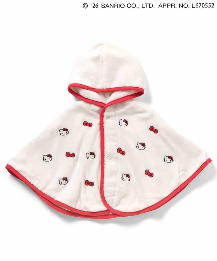 日本童裝 apres les cours x Sanrio 刺繡毛毛披風 70-90cm 男童款/女童款 初生嬰兒 秋季 OUTERWEAR