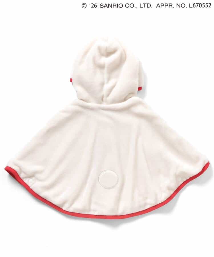 日本童裝 apres les cours x Sanrio 刺繡毛毛披風 70-90cm 男童款/女童款 初生嬰兒 秋季 OUTERWEAR
