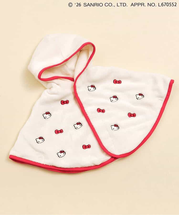 日本童裝 apres les cours x Sanrio 刺繡毛毛披風 70-90cm 男童款/女童款 初生嬰兒 秋季 OUTERWEAR