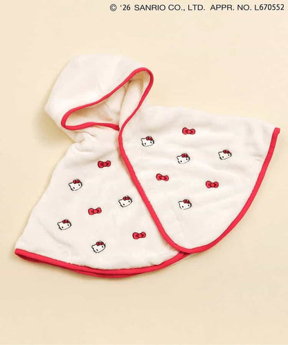 日本童裝 apres les cours x Sanrio 刺繡毛毛披風 70-90cm 男童款/女童款 初生嬰兒 秋季 OUTERWEAR