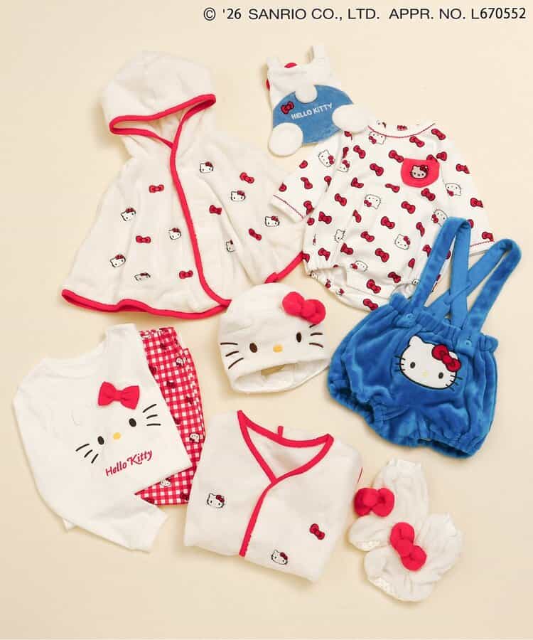 日本童裝 apres les cours x Sanrio 刺繡毛毛披風 70-90cm 男童款/女童款 初生嬰兒 秋季 OUTERWEAR