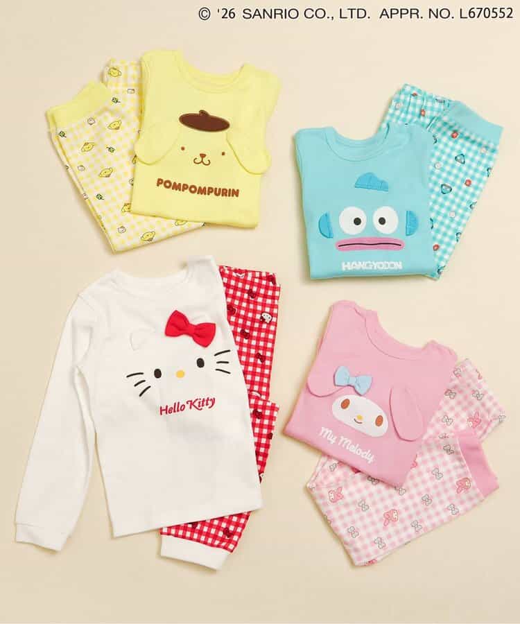 日本童裝 apres les cours x Sanrio 睡衣 80-130cm 男童款/女童款 秋季 TOPS 睡衣系列