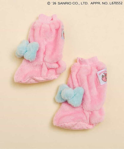 日本直送 apres les cours x Sanrio 毛毛BB鞋 10-12cm 初生嬰兒 鞋系列 其他品牌 萬聖節 Cosplay服裝 Halloween攪鬼特輯