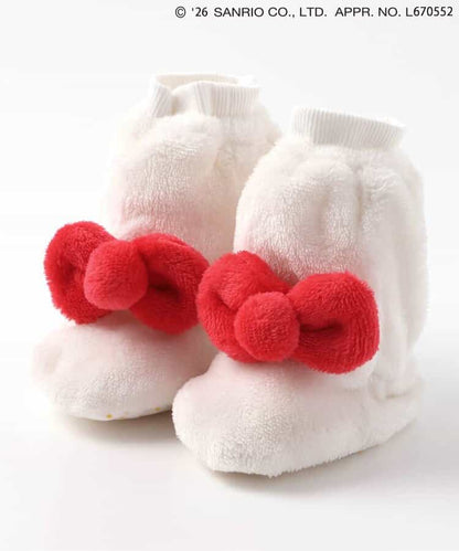 日本直送 apres les cours x Sanrio 毛毛BB鞋 10-12cm 初生嬰兒 鞋系列 其他品牌 萬聖節 Cosplay服裝 Halloween攪鬼特輯