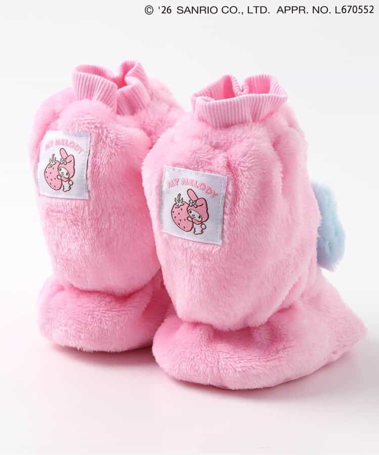 日本直送 apres les cours x Sanrio 毛毛BB鞋 10-12cm 初生嬰兒 鞋系列 其他品牌 萬聖節 Cosplay服裝 Halloween攪鬼特輯