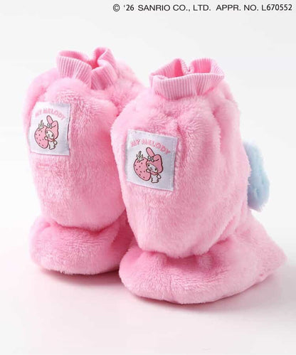 日本直送 apres les cours x Sanrio 毛毛BB鞋 10-12cm 初生嬰兒 鞋系列 其他品牌 萬聖節 Cosplay服裝 Halloween攪鬼特輯