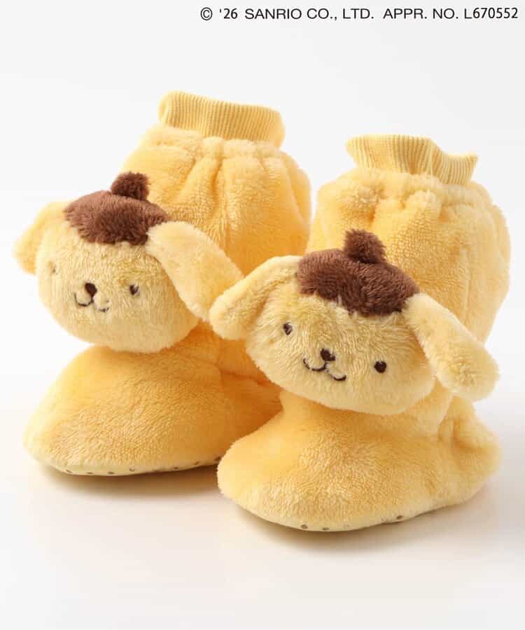 日本直送 apres les cours x Sanrio 毛毛BB鞋 10-12cm 初生嬰兒 鞋系列 其他品牌 萬聖節 Cosplay服裝 Halloween攪鬼特輯