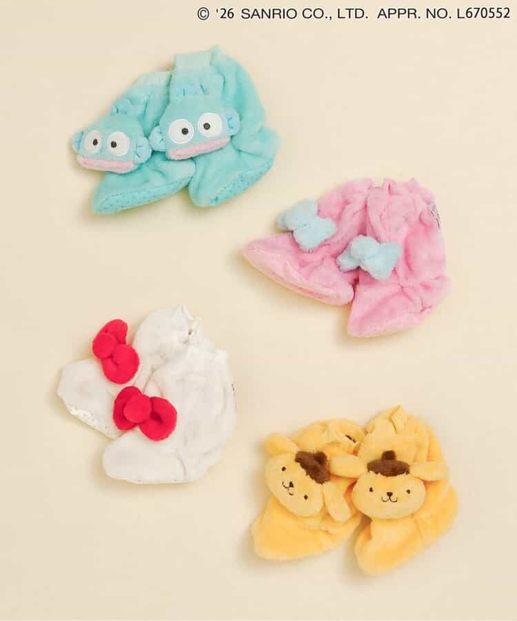 日本直送 apres les cours x Sanrio 毛毛BB鞋 10-12cm 初生嬰兒 鞋系列 其他品牌 萬聖節 Cosplay服裝 Halloween攪鬼特輯